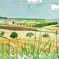 David Hockney|Looking Towards Huggate (Midsummer: East Yorkshire)_3 David Hockney|Looking Towards Huggate (Midsummer: East Yorkshire)_3