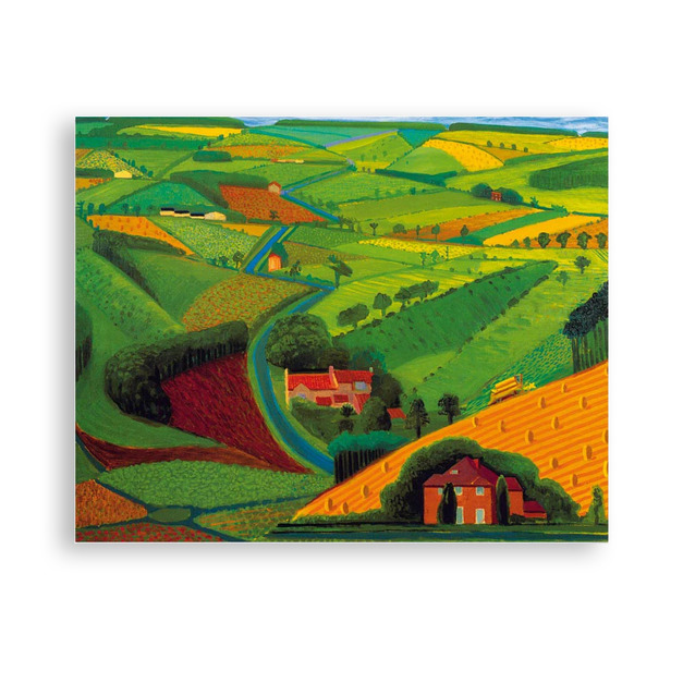 David Hockney|The Road Across the Wolds David Hockney|The Road Across the Wolds