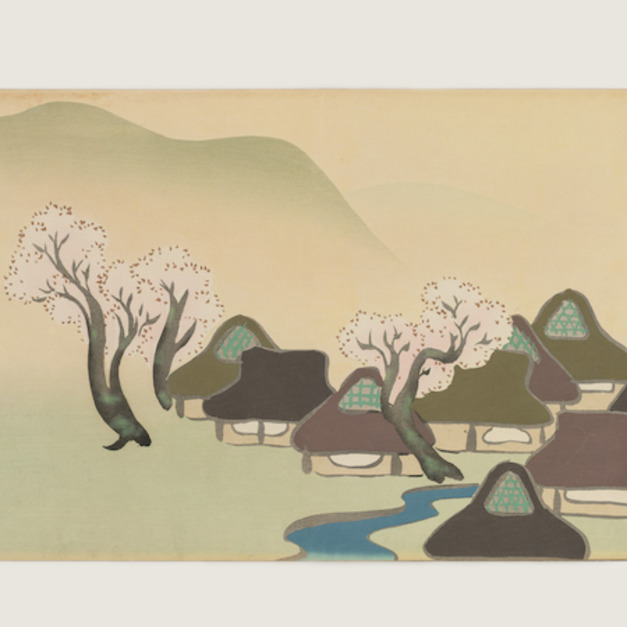 春天的農村