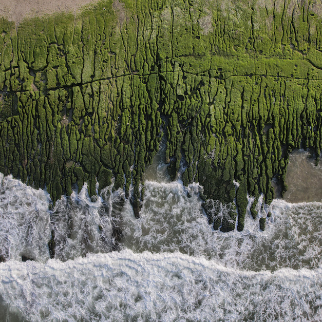No.6  Green Stone, Silver Wave