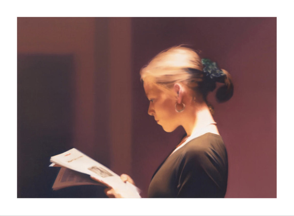 葛哈・利希特 Gerhard Richter| Lesende (Reader)