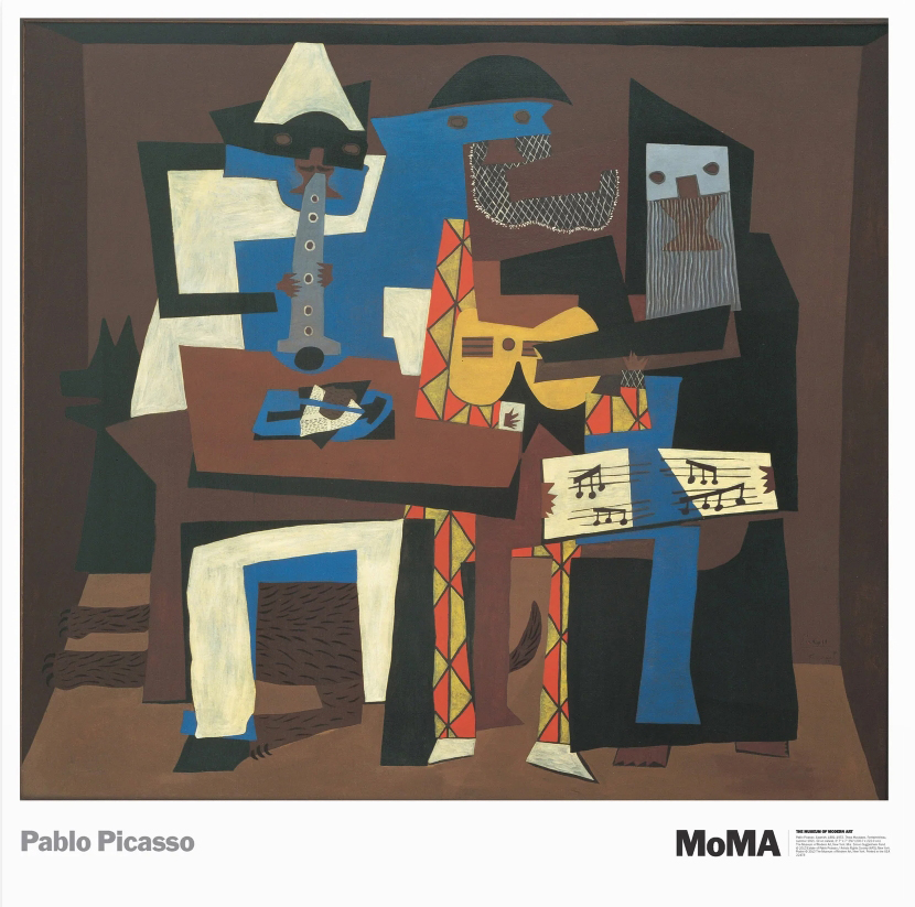 畢卡索 Picasso|Three Musicians (三位音樂家)