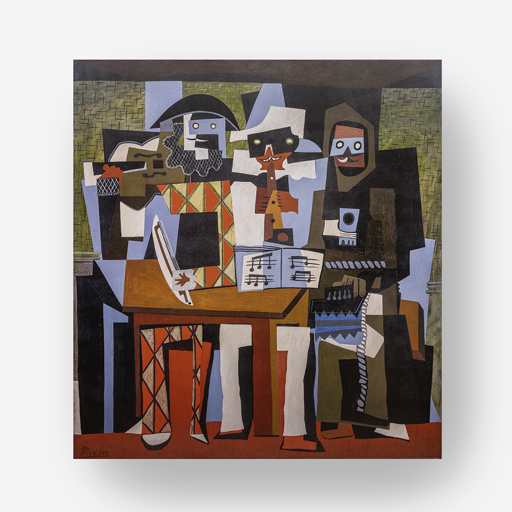 畢卡索 Picasso|Fontainebleau(三位音樂家)