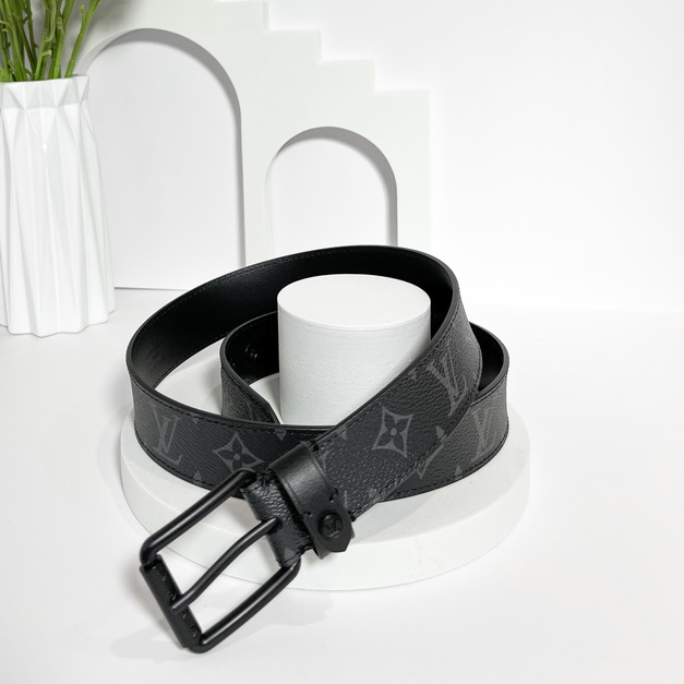 LOUIS VUITTON 3.5cm 皮帶 黑老花 LV LOUIS VUITTON 3.5cm 皮帶 黑老花 LV