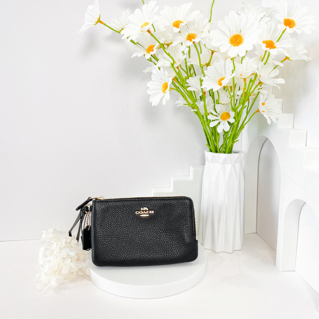 COACH 雙層手掛包 黑 COACH 雙層手掛包 黑