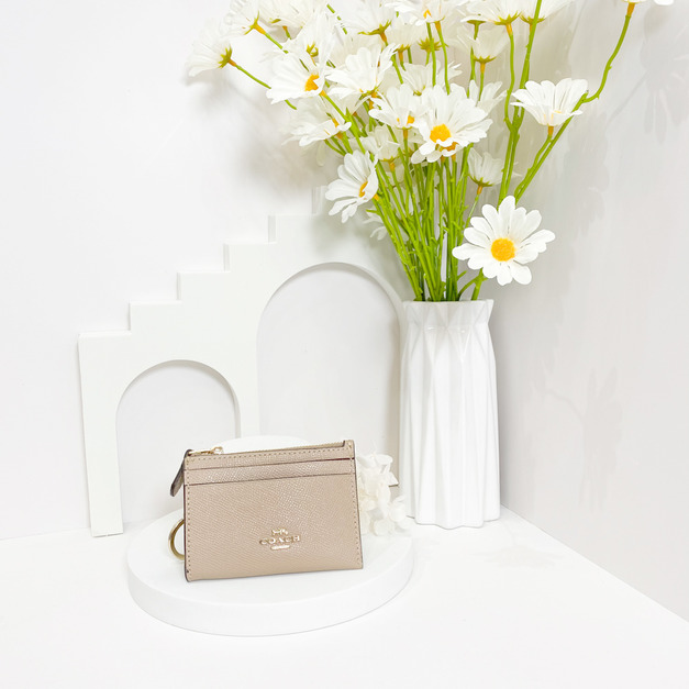 COACH 鑰匙零錢卡包 裸粉 COACH 鑰匙零錢卡包 裸粉