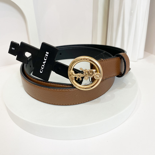 COACH 馬車皮帶 咖 COACH 馬車皮帶 咖