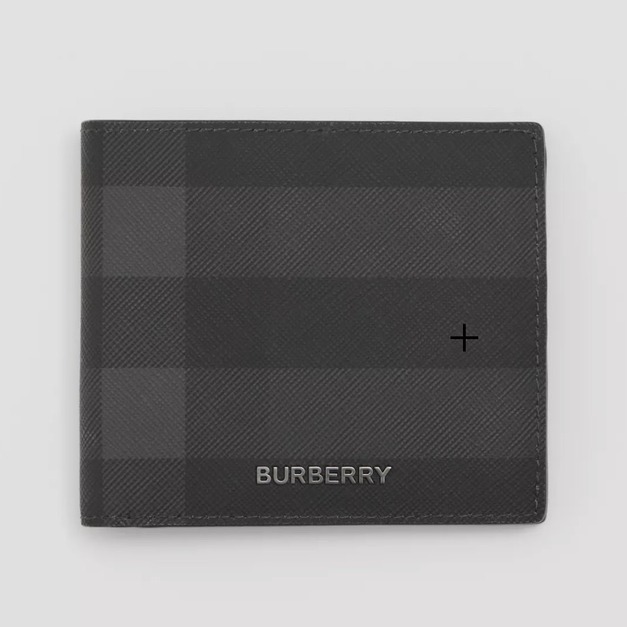BURBERRY 格紋皮夾 黑 BURBERRY 格紋皮夾 黑