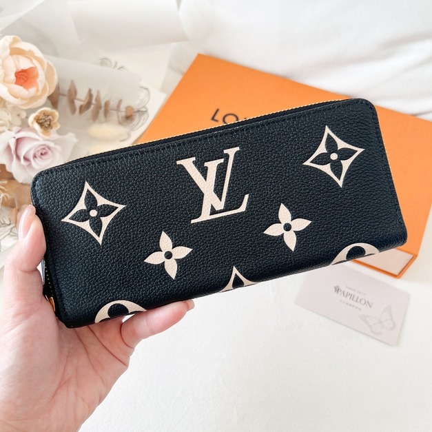 LV 皮革壓印拉鍊長夾 LV 皮革壓印拉鍊長夾