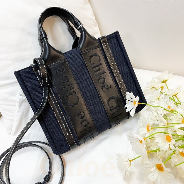 CHLOE WOODY BAG 深藍色 CHLOE WOODY BAG 深藍色