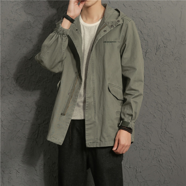 日系工裝連帽外套 日系工裝連帽外套