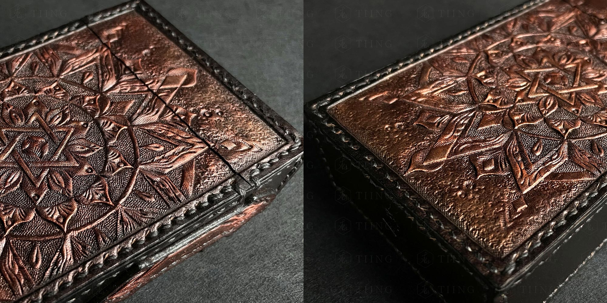 梃Tiing Leatherart 皮雕盒