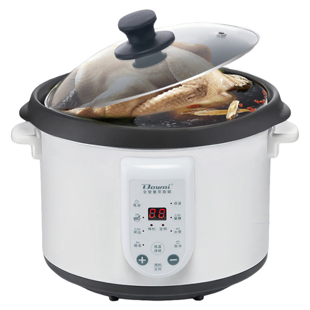 【Dowai多偉】台灣製造 全營養萃取鍋4.7L(DT-623防溢款 質感白) 【Dowai多偉】台灣製造 全營養萃取鍋4.7L(DT-623防溢款 質感白)