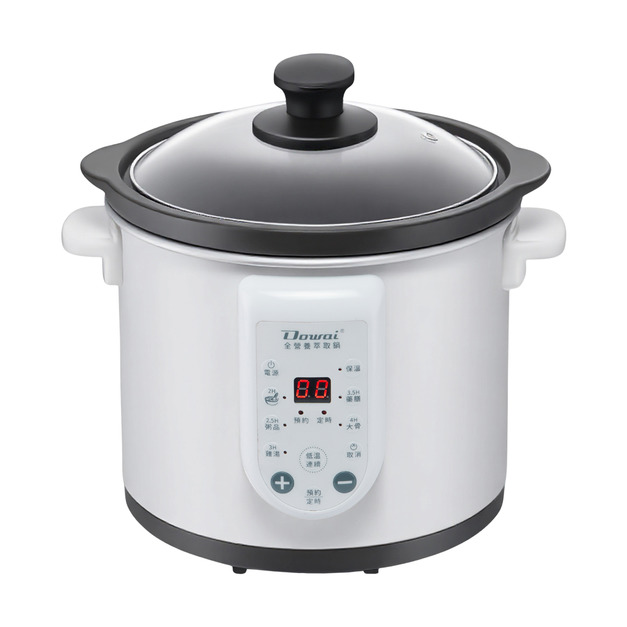 【Dowai多偉】台灣製造 全營養萃取鍋3.2L(DT-323質感白) 【Dowai多偉】台灣製造 全營養萃取鍋3.2L(DT-323質感白)