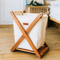 原木造型置物籃 Wooden X-rack basket_1 原木造型置物籃 Wooden X-rack basket_1
