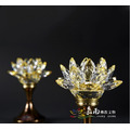 蓮花迷你金黃水晶燈(3寸5)_5 蓮花迷你金黃水晶燈(3寸5)_5