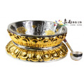 手工鎏金蓮花浴佛盆(1尺) 手工鎏金蓮花浴佛盆(1尺)