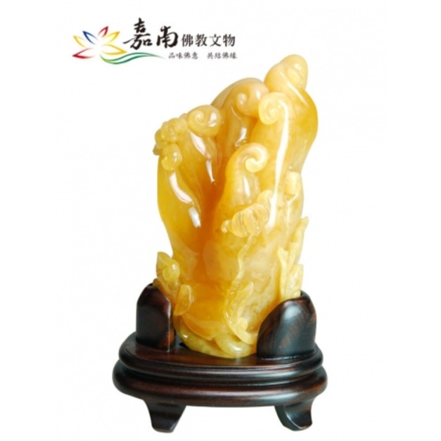 黃蜜蠟雕件-蜜蠟佛手(已結緣) 黃蜜蠟雕件-蜜蠟佛手(已結緣)