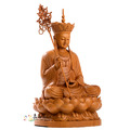 地藏王菩薩-樟木全蓮座(1尺3)_1 地藏王菩薩-樟木全蓮座(1尺3)_1
