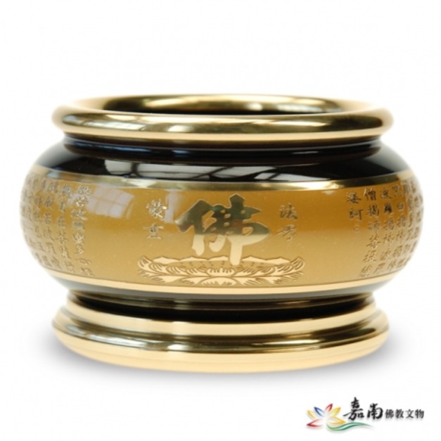 雙色心經銅製淨爐(3.8寸) 雙色心經銅製淨爐(3.8寸)