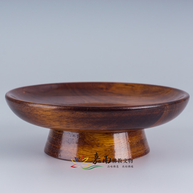 實木供果盤(4寸) 實木供果盤(4寸)