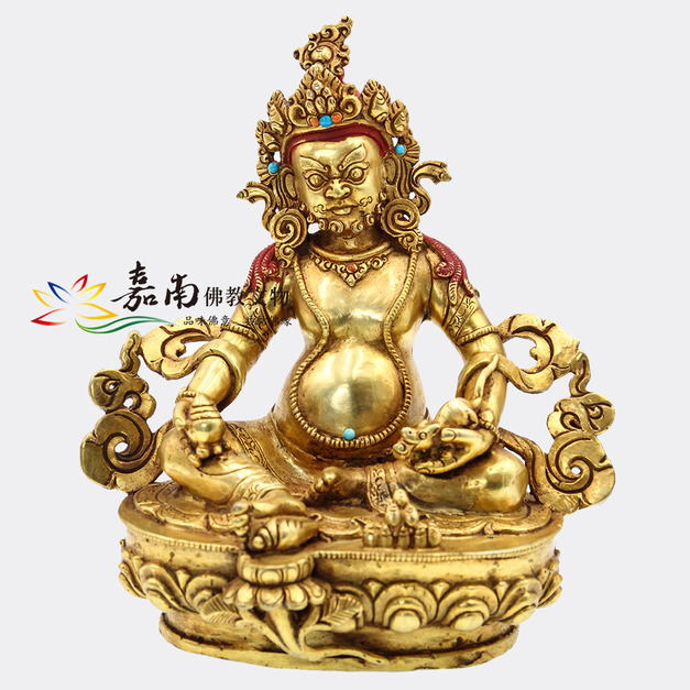 黃財神-尼泊爾手工佛像 黃財神-尼泊爾手工佛像