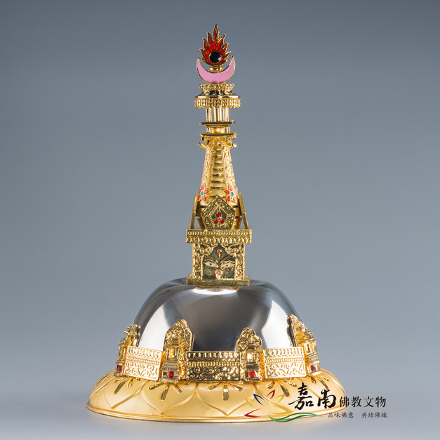 緬甸式佛眼舍利塔-金(20cm) 緬甸式佛眼舍利塔-金(20cm)