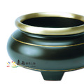 仿古三足素面銅製淨爐(中)_1 仿古三足素面銅製淨爐(中)_1