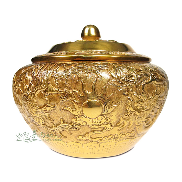 手工雙龍香末盒(大) 手工雙龍香末盒(大)