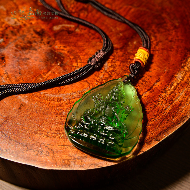 琉璃綠度母項鍊 琉璃綠度母項鍊