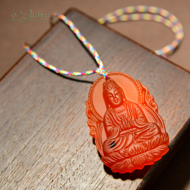 紅玉髓觀音項鍊 紅玉髓觀音項鍊