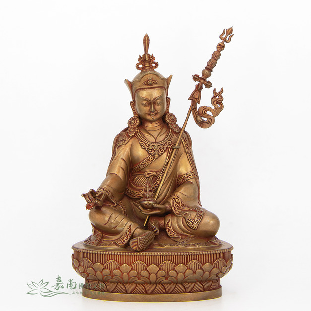 蓮花生大士-精雕黃銅(5寸)-請先詢問 蓮花生大士-精雕黃銅(5寸)-請先詢問