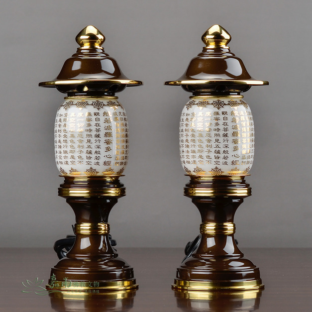 心經神社燈-古金(8寸)(六號) 心經神社燈-古金(8寸)(六號)