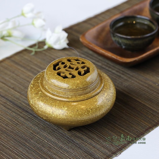 九品3寸雪花日本缽爐|灑金質感 ,沈穩大器 九品3寸雪花日本缽爐|灑金質感 ,沈穩大器