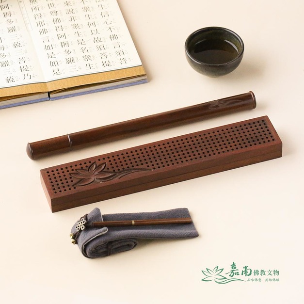 九品酸枝木臥香禮盒組|附頂級芽莊紅土7g 隨身供佛 禪修首選 九品酸枝木臥香禮盒組|附頂級芽莊紅土7g 隨身供佛 禪修首選