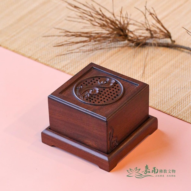 酸枝木祥云盤香盒|精雕祥雲,盤香/線香兩用 酸枝木祥云盤香盒|精雕祥雲,盤香/線香兩用