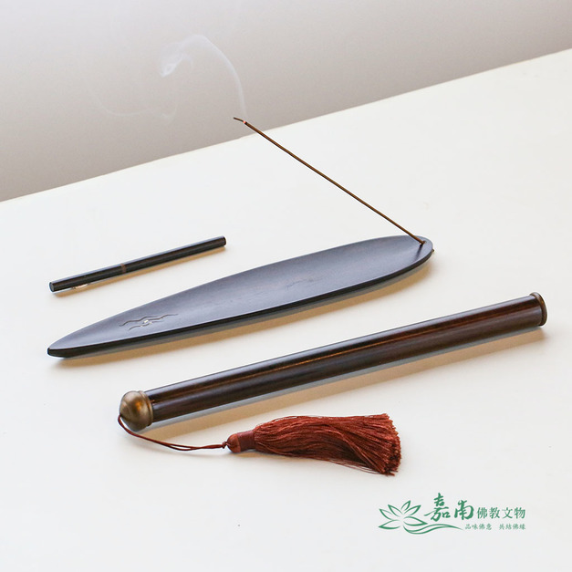 扁舟-香具三件套|隨身線香座+收納香管 扁舟-香具三件套|隨身線香座+收納香管