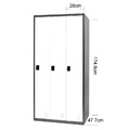 樹德 FC-303K 三排3格 置物櫃 密碼鎖/鑰匙鎖_2 樹德 FC-303K 三排3格 置物櫃 密碼鎖/鑰匙鎖_2