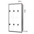 樹德 FC-306K 三排6鎖置物櫃 密碼鎖/鑰匙鎖_2 樹德 FC-306K 三排6鎖置物櫃 密碼鎖/鑰匙鎖_2