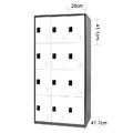 樹德 FC-312K 三排12格 置物櫃 密碼鎖/鑰匙鎖_2 樹德 FC-312K 三排12格 置物櫃 密碼鎖/鑰匙鎖_2