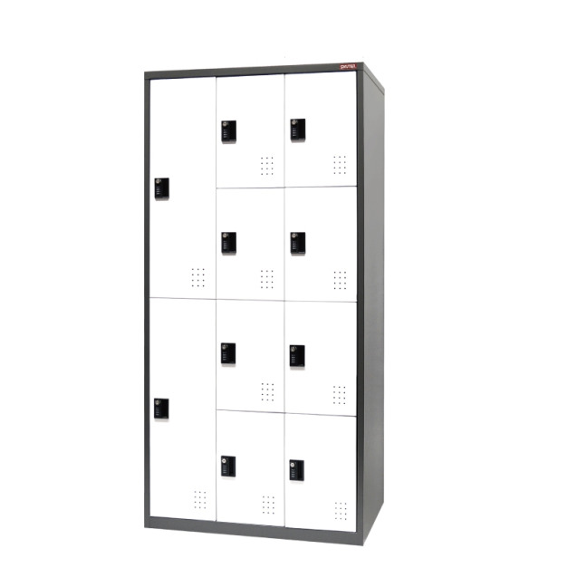 樹德 FC-M310K 三排10格 置物櫃 密碼鎖/鑰匙鎖 樹德 FC-M310K 三排10格 置物櫃 密碼鎖/鑰匙鎖