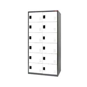 樹德 FC-212K 二排12格 置物櫃 密碼鎖/鑰匙鎖 樹德 FC-212K 二排12格 置物櫃 密碼鎖/鑰匙鎖