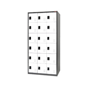 樹德 FC-318K 三排18格 置物櫃 密碼鎖/鑰匙鎖 樹德 FC-318K 三排18格 置物櫃 密碼鎖/鑰匙鎖