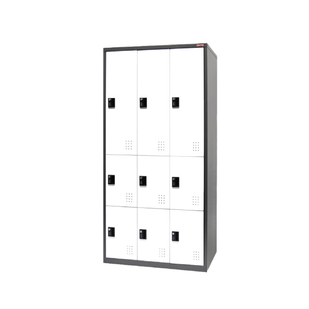 樹德 FC-M309K 三排9格 置物櫃 密碼鎖/鑰匙鎖 樹德 FC-M309K 三排9格 置物櫃 密碼鎖/鑰匙鎖
