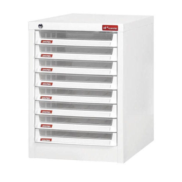 樹德 A4X-108PK 單排加鎖桌上型樹德櫃 8抽 樹德 A4X-108PK 單排加鎖桌上型樹德櫃 8抽