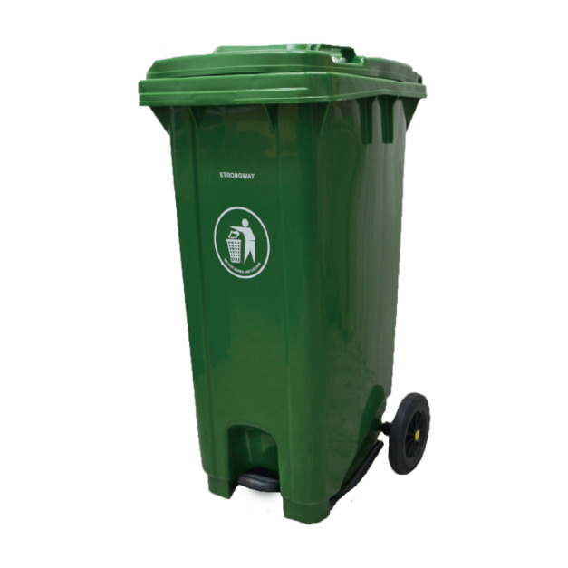 腳踏回收托桶 經濟型 ERB-121G 綠色 120L 腳踏回收托桶 經濟型 ERB-121G 綠色 120L