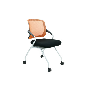 上課椅 TY摺疊椅 洞網橘 可換色 上課椅 TY摺疊椅 洞網橘 可換色