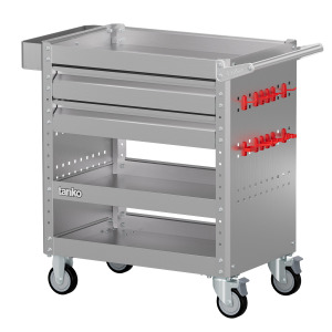天鋼 tanko EKA不鏽鋼作業推車 EKA-302MS- 雙層抽屜款 天鋼 tanko EKA不鏽鋼作業推車 EKA-302MS- 雙層抽屜款