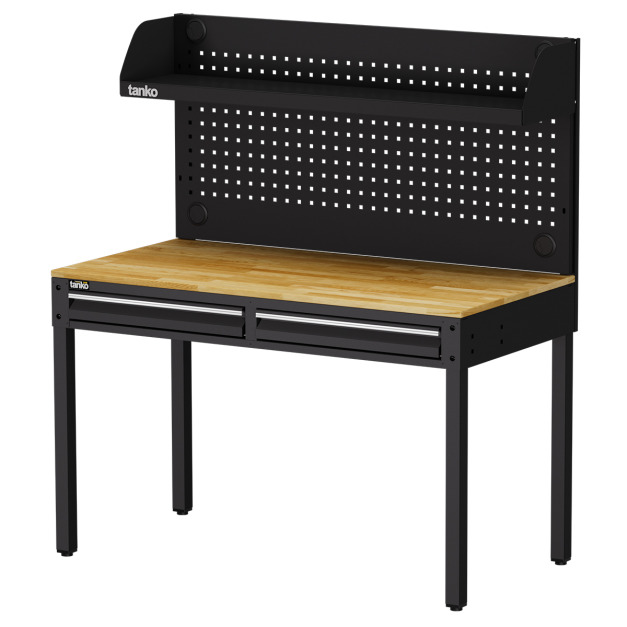 天鋼 tanko 附屜多功能原木工作桌 WET-4102W4 (黑/白) - W120cm 天鋼 tanko 附屜多功能原木工作桌 WET-4102W4 (黑/白) - W120cm