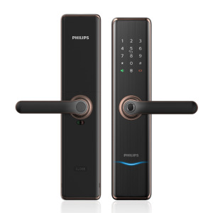 PHILIPS 飛利浦 7300把手式電子鎖 紅色 (指紋│卡片│密碼│鑰匙│藍芽) PHILIPS 飛利浦 7300把手式電子鎖 紅色 (指紋│卡片│密碼│鑰匙│藍芽)